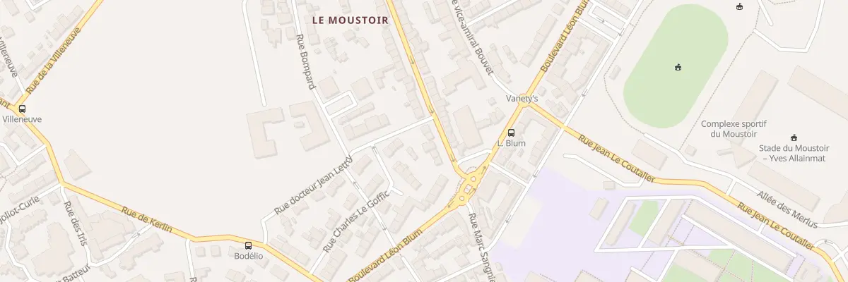 Plan du 8 Rue Marcel Sembat à Lorient