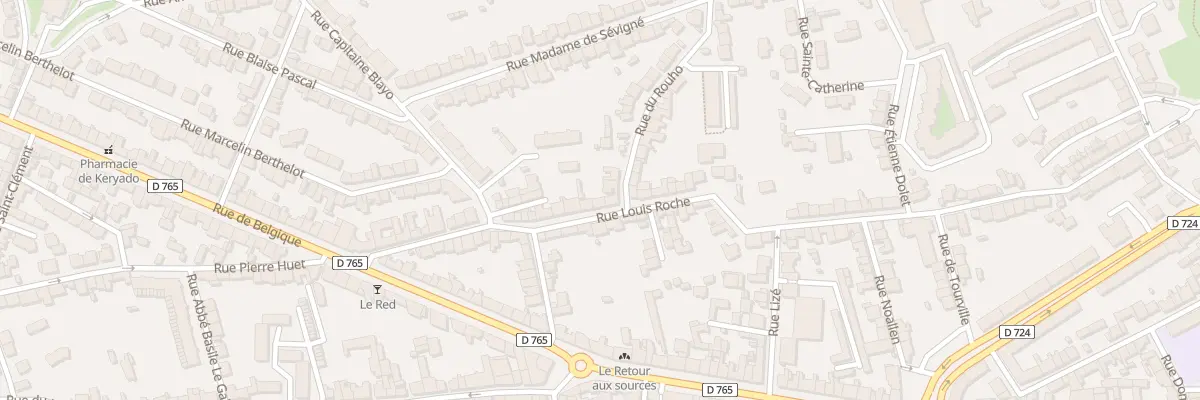 Plan du 77 Rue Louis Roche à Lorient