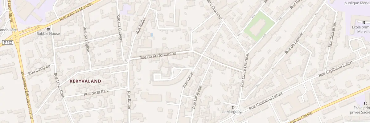 Plan du 20 Rue Kerfontaniou à Lorient