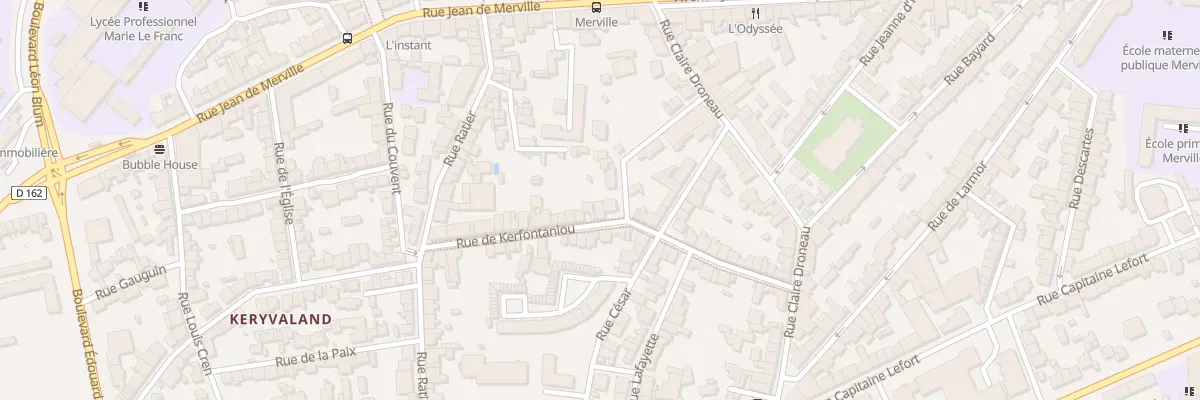 Plan du 27 Rue Kerfontaniou à Lorient