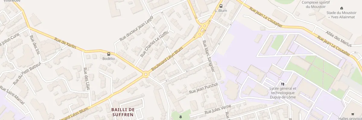 Plan du 5 Rue Deloffre à Lorient