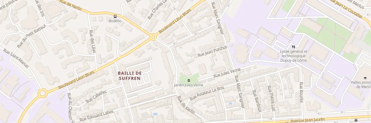 Plan du 27 Rue de Kerlin à Lorient