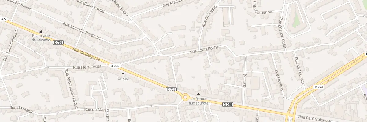 Plan du 86 Rue Louis Roche à Lorient