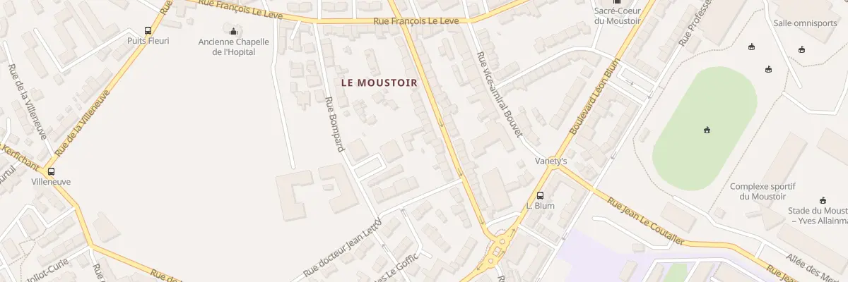 Plan du 22 Rue Marcel Sembat à Lorient