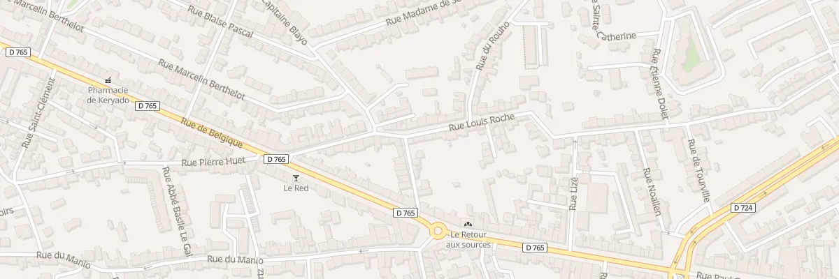 Plan du 88 Rue Louis Roche à Lorient