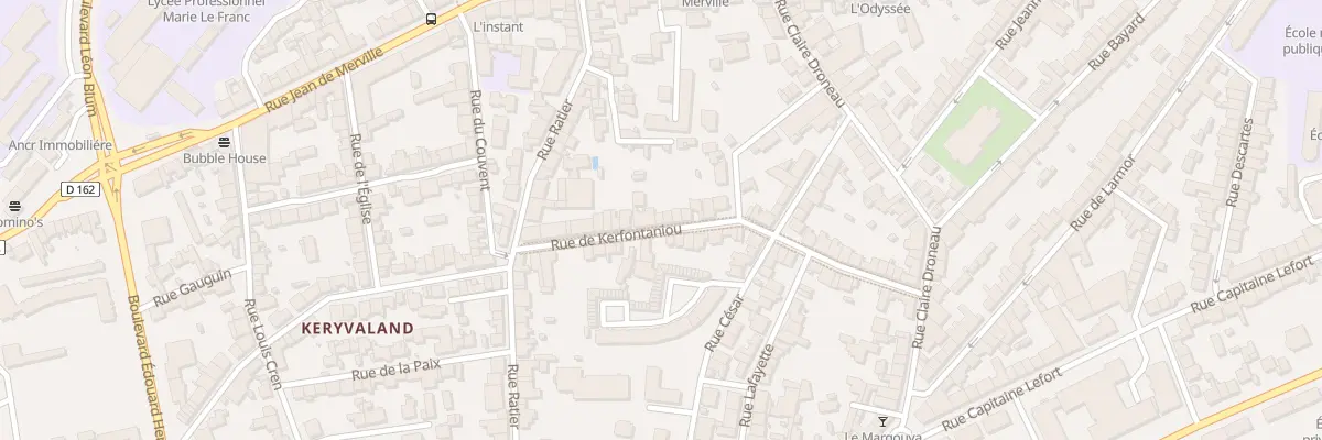 Plan du 37 Rue Kerfontaniou à Lorient