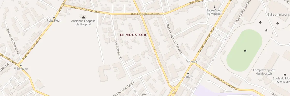 Plan du 28 Rue Marcel Sembat à Lorient