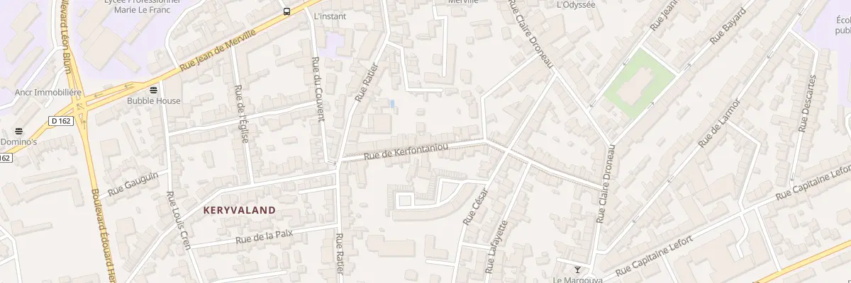 Plan du 39 Rue Kerfontaniou à Lorient