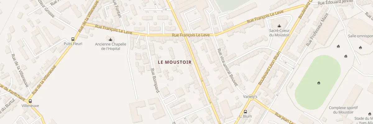 Plan du 40 Rue Marcel Sembat à Lorient
