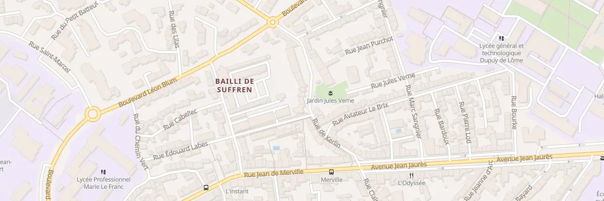 Plan du 22 Rue de Kerlin à Lorient
