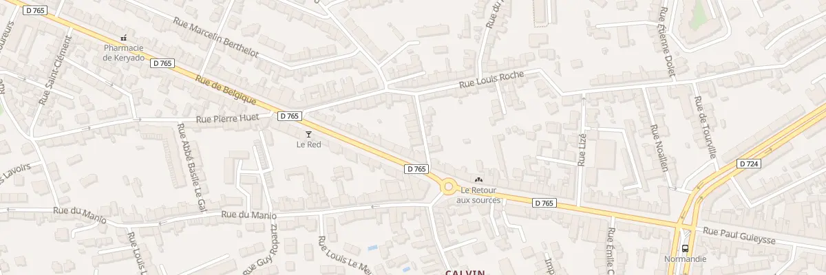 Plan du 6 Rue Maurice Bigot à Lorient