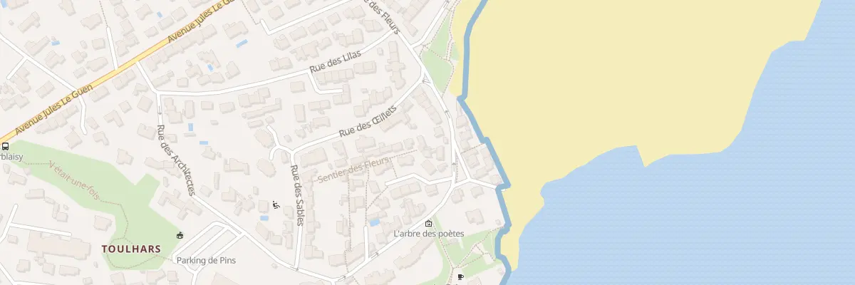 Plan du 9B Pl de la Nourriguel à Larmor-Plage
