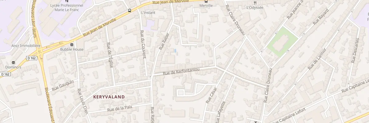 Plan du 41 Rue Kerfontaniou à Lorient