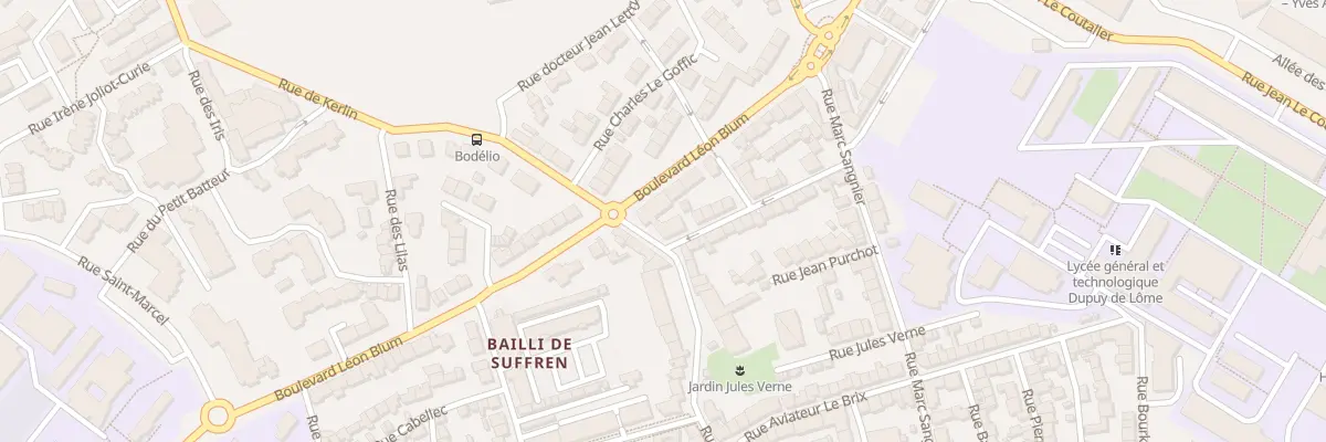 Plan du 39 Rue de Kerlin à Lorient