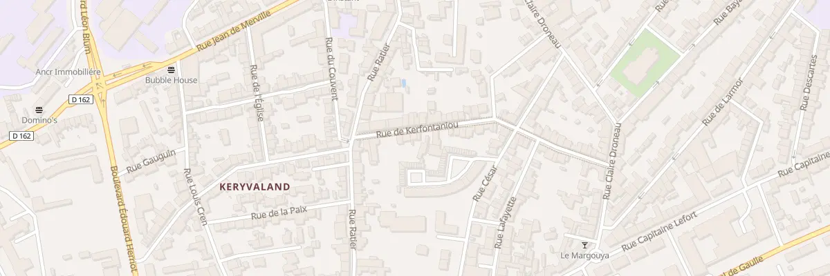 Plan du 36 Rue Kerfontaniou à Lorient