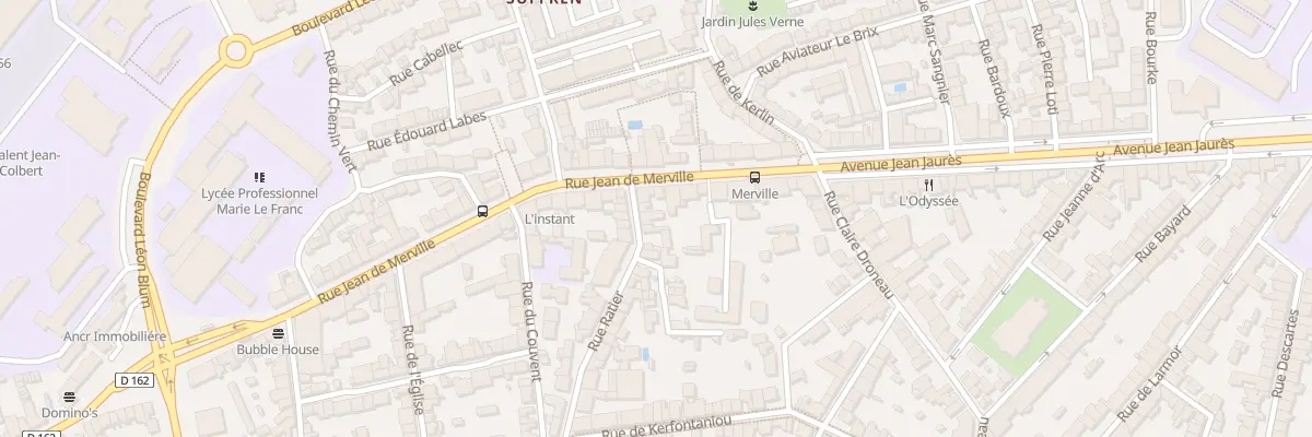 Plan du 4 Rue Ratier à Lorient