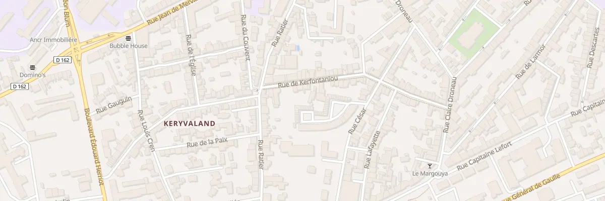 Plan du 38 Rue Kerfontaniou à Lorient