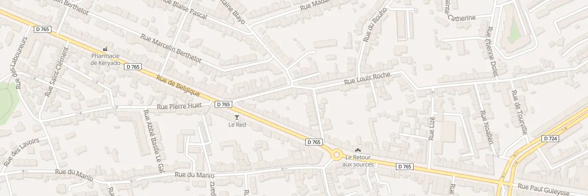 Plan du 96 Rue Louis Roche à Lorient