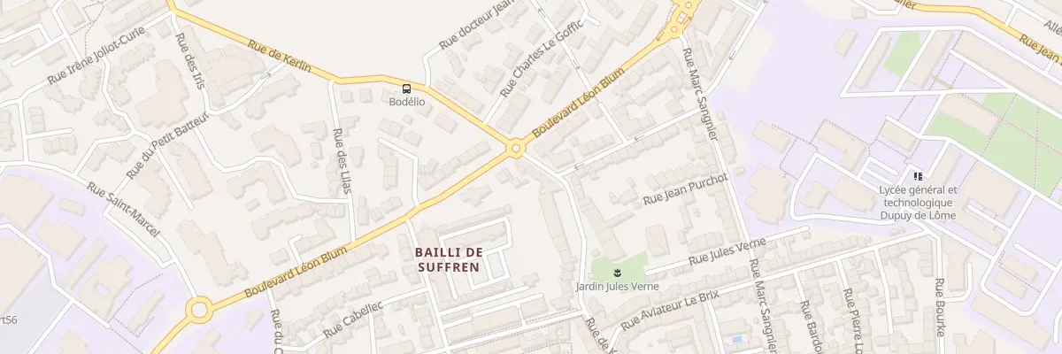 Plan du 40 Rue de Kerlin à Lorient