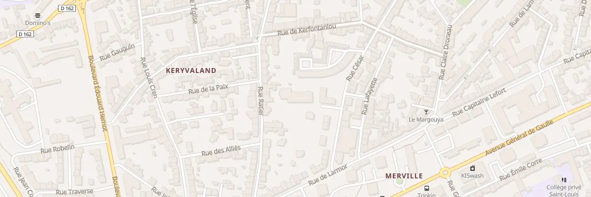 Plan du 56 Rue Ratier à Lorient