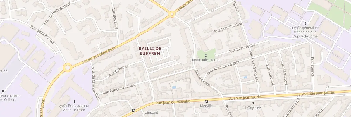 Plan du 16 Imp des Peupliers à Lorient