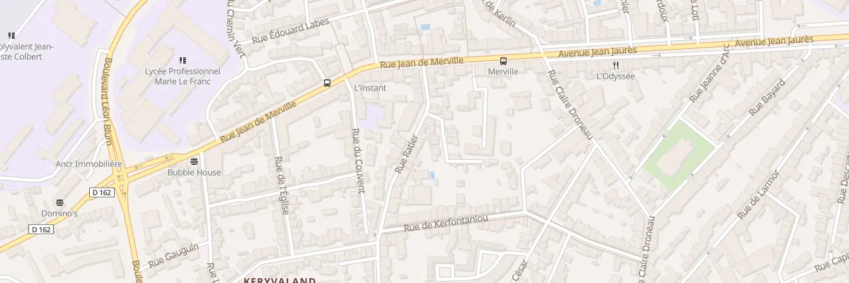 Plan du 18 Rue Ratier à Lorient