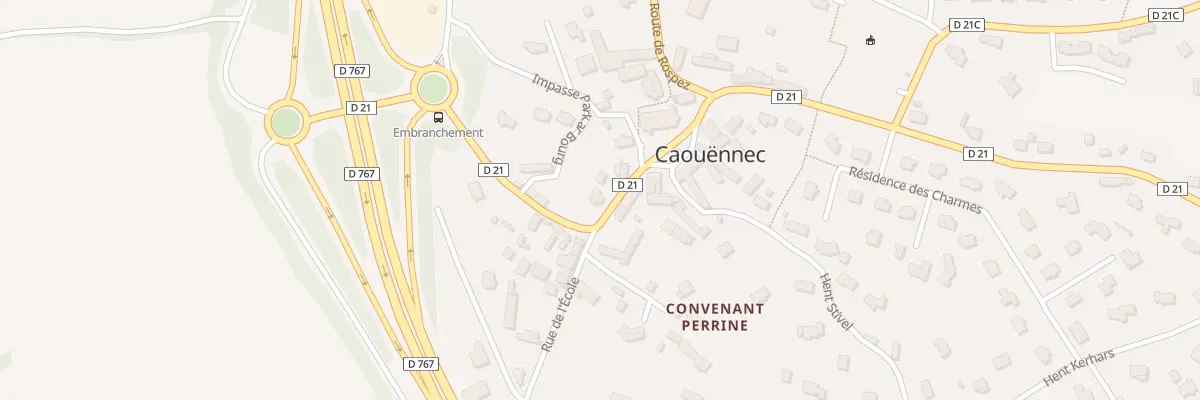 Plan du 4B Rue de la Mairie à Caouënnec-Lanvézéac