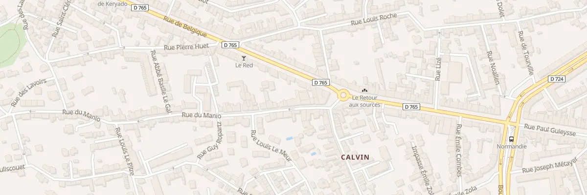 Plan du 9 Rue du Manio à Lorient