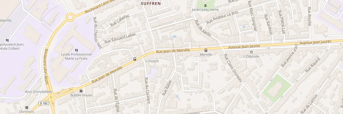 Plan du 1 Rue Ratier à Lorient