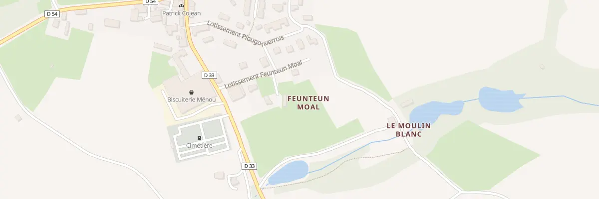 Plan du 1 Feunteun Moal à Plougonver