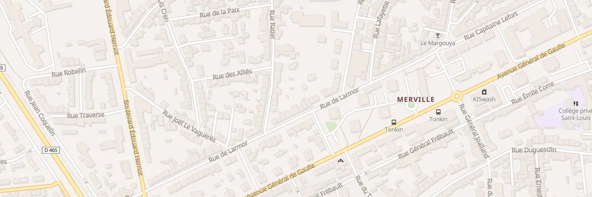 Plan du 121 Rue de Larmor à Lorient