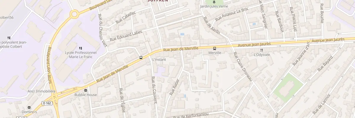 Plan du 5 Rue Ratier à Lorient