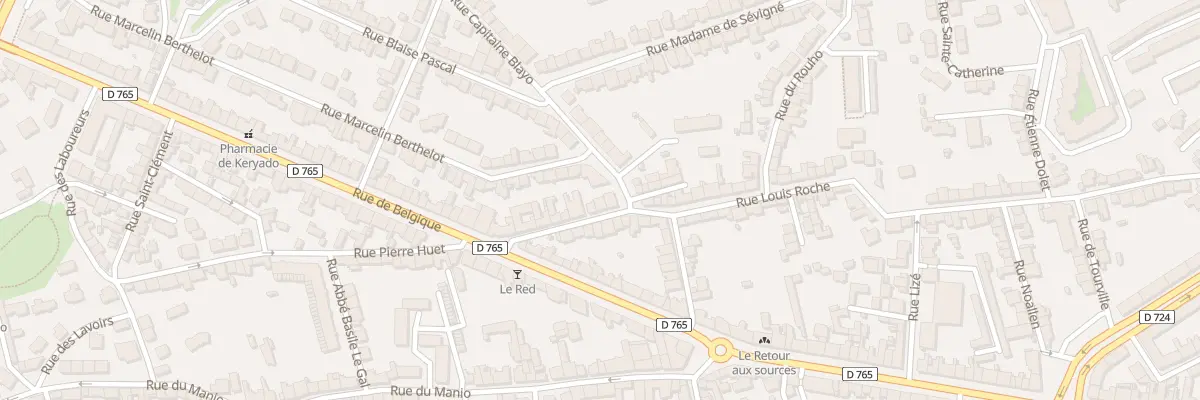 Plan du 95 Rue Louis Roche à Lorient