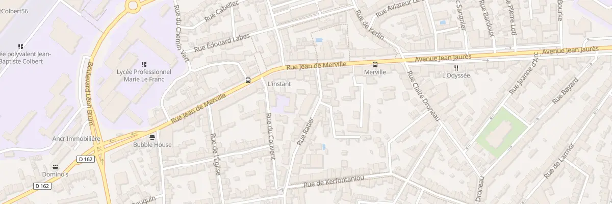Plan du 11 Rue Ratier à Lorient