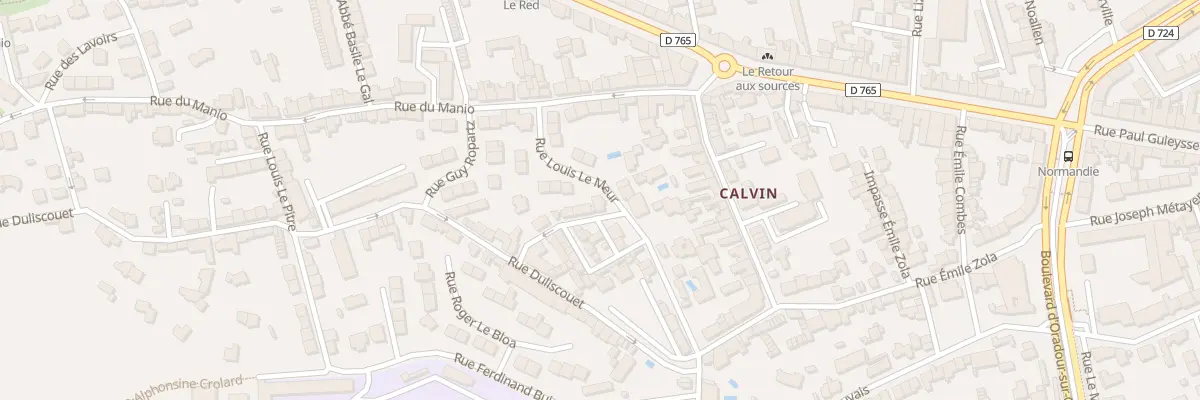 Plan du 13 Rue Louis Le Meur à Lorient