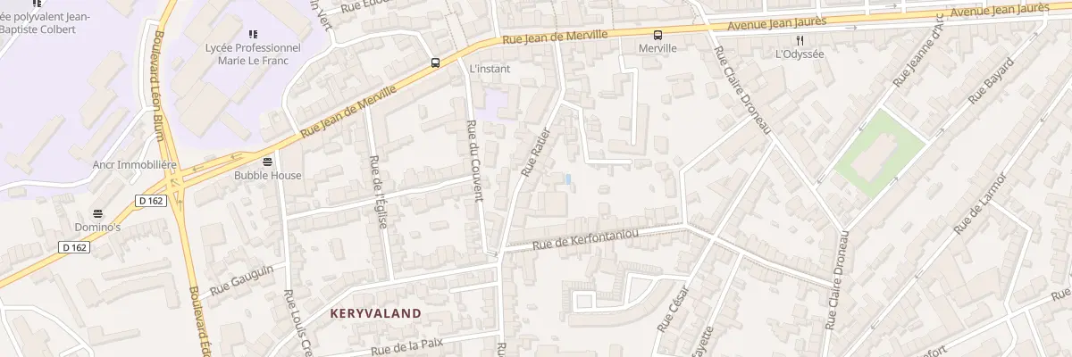 Plan du 28 Rue Ratier à Lorient