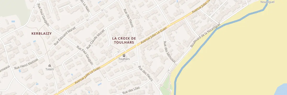 Plan du 73B Av Jules le Guen à Larmor-Plage