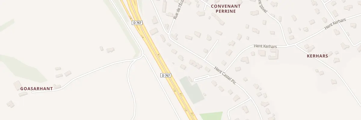 Plan du 6B Hent Castel Pic à Caouënnec-Lanvézéac