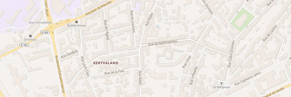 Plan du 42 Rue Kerfontaniou à Lorient