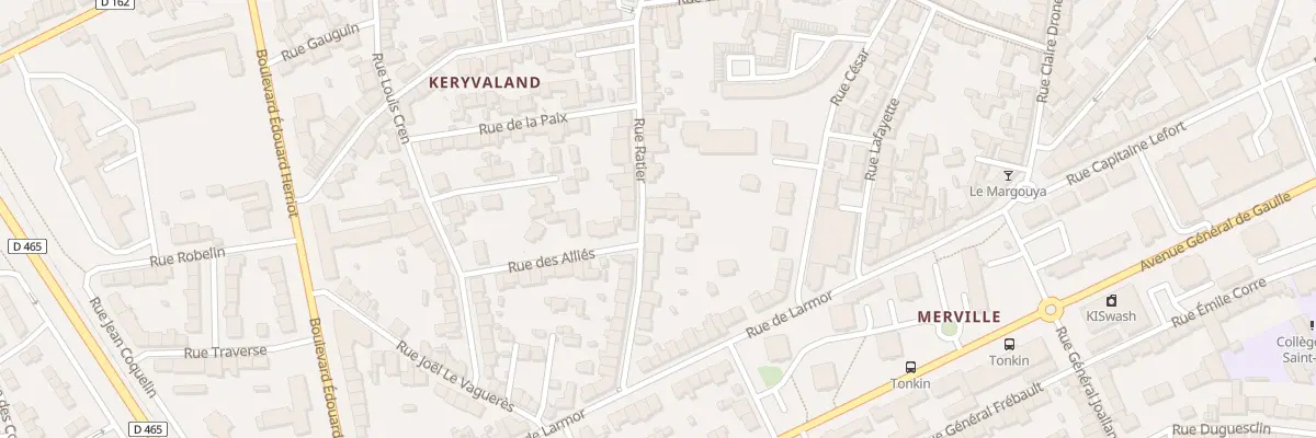 Plan du 66 Rue Ratier à Lorient