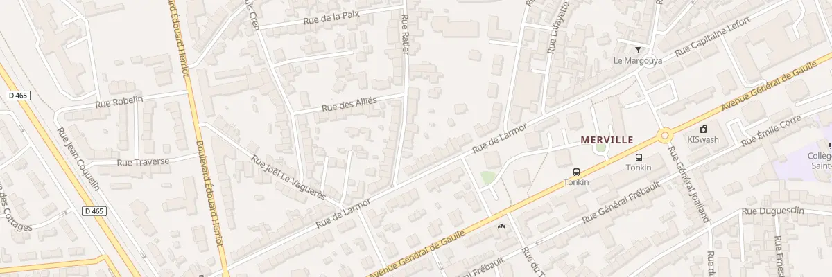 Plan du 74 Rue Ratier à Lorient
