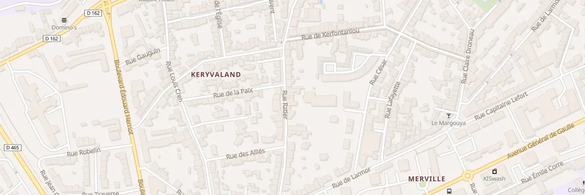 Plan du 52 Rue Ratier à Lorient