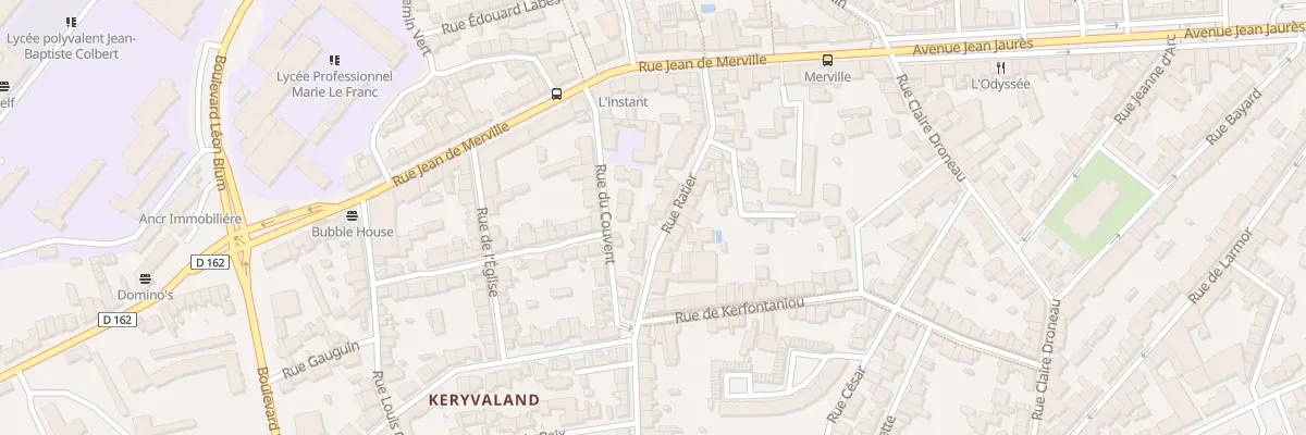 Plan du 25 Rue Ratier à Lorient