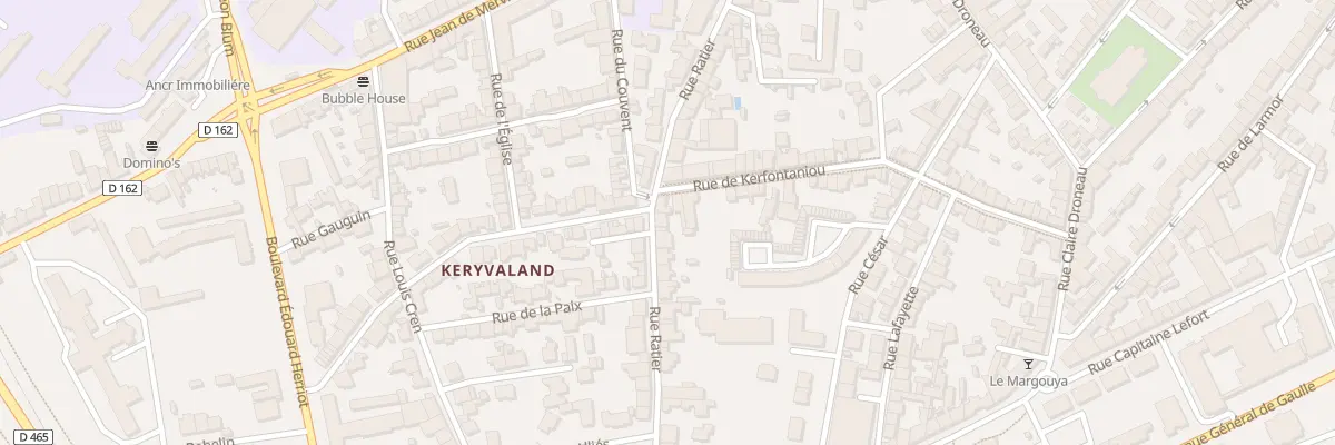 Plan du 42 Rue Ratier à Lorient