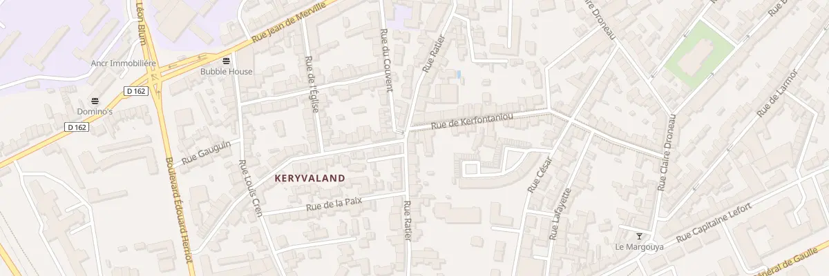 Plan du 40 Rue Ratier à Lorient