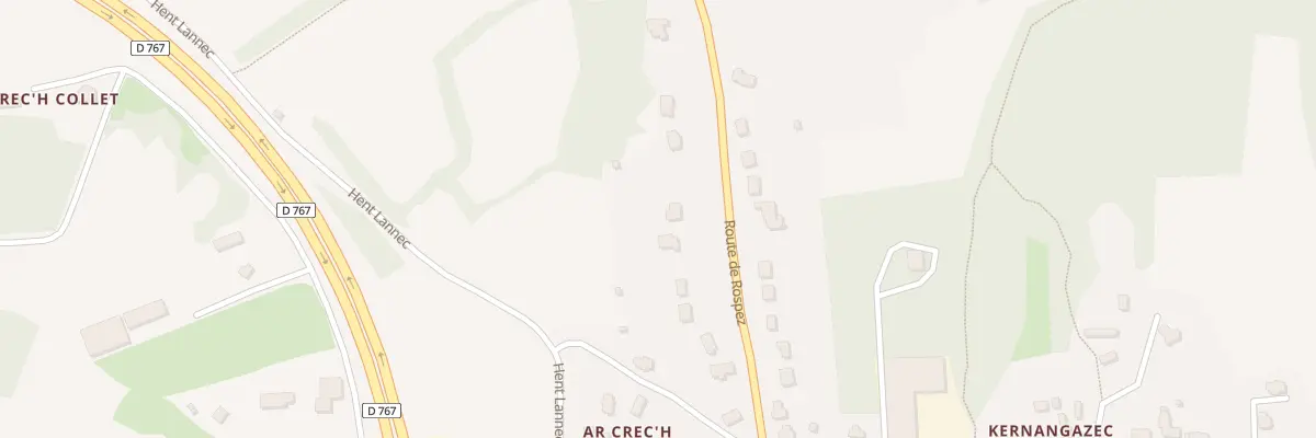Plan du 5716 Ar Crech à Caouënnec-Lanvézéac