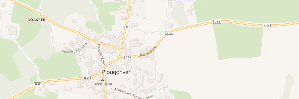 Plan du 11 Rue du Stade à Plougonver