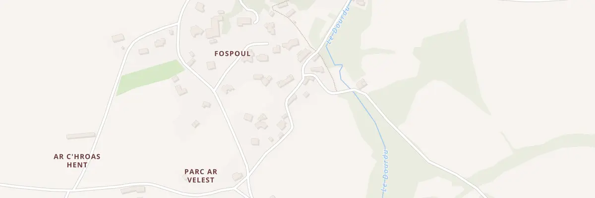 Plan du 21 Fospoul à Kermaria-Sulard