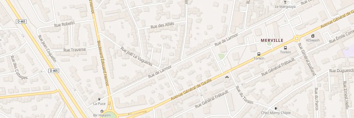 Plan du 93 Rue Ratier à Lorient
