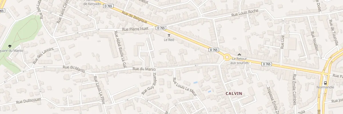 Plan du 23 Rue du Manio à Lorient